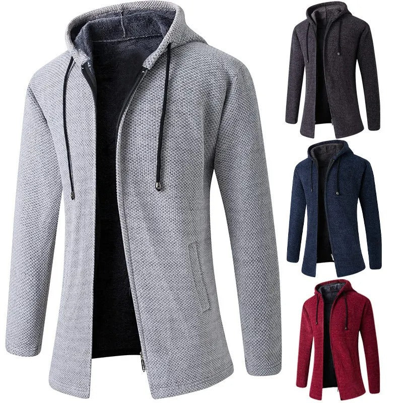 Cardy™ – Cardigan mit Kapuze und Fleece-Fütterung